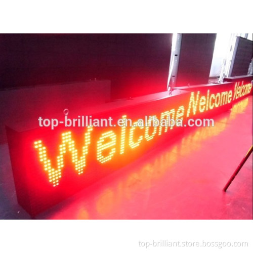 high brightness outdoor scoring led sign